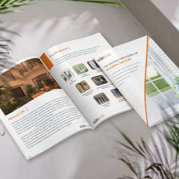 winglass-company-profile-design Print Friendly Brochure Design