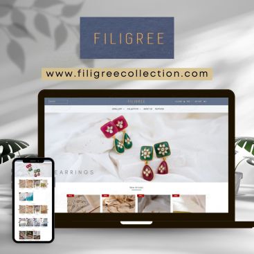 filigree-collection-ecommerce-website-design Mobile Friendly Website Design